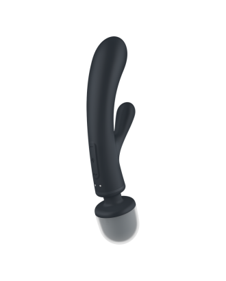 wand - rabbit - stimulateur - clitoridien - rechargeable - silicone - satisfyer