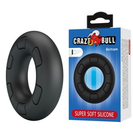 cockring - ring - anneau - hommes - pénis - souple - noir - épais