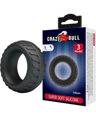 cockring - ring - anneau - hommes - pénis - souple - noir - épais