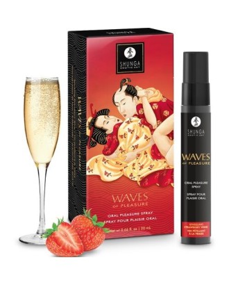 fellation - spray - excitant - produits - buccal - fraise - champagne