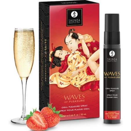 fellation - spray - excitant - produits - buccal - fraise - champagne