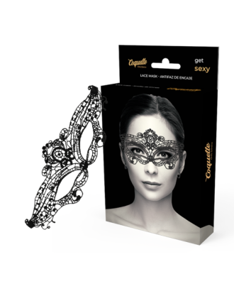 masque; coquette; dentelle; sexy; noir; accesoires