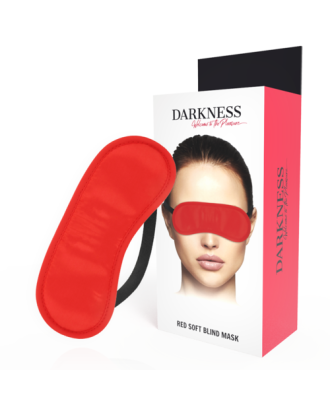 bondage - sm - accessoires - couples - bdsm - masque - rouge - satin