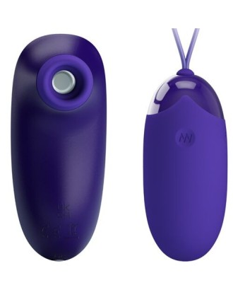 œuf vibrant; stimulateur clitoridien; violet; succion;