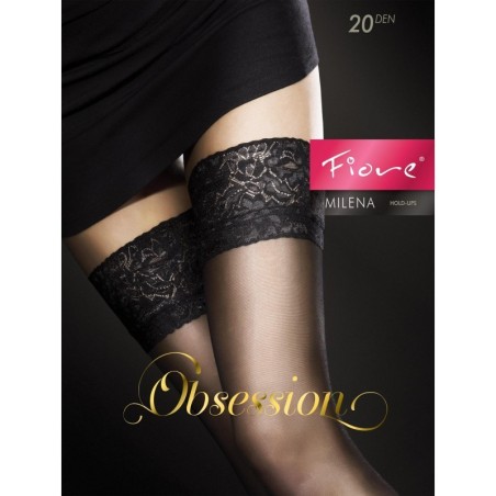 bas; Milena; Fiore; autofixant; sexy; lingerie; dentelle; couleur chair; femmes