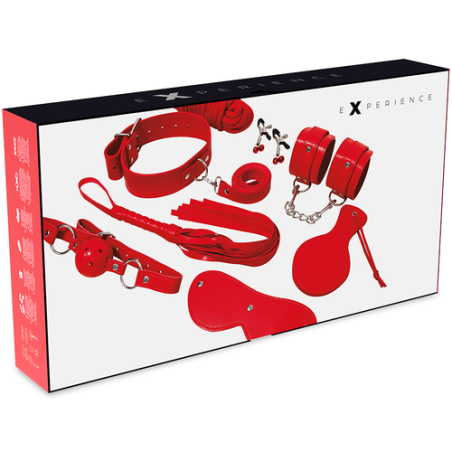 coffret - sm - bdsm - bondage - rouge - accessoires - fétish